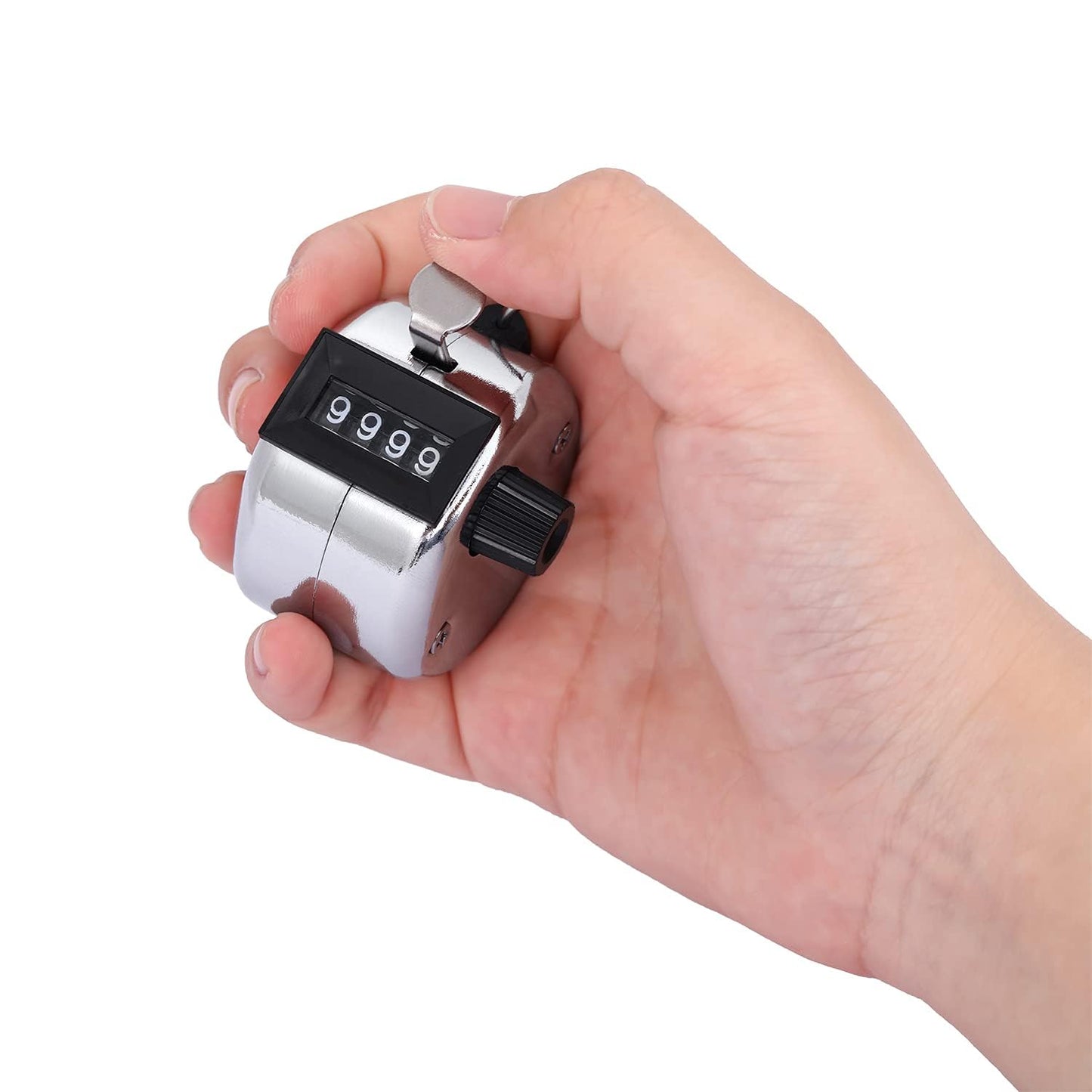 Tally Counter, 4-Digit Clicker Counter, Metal Hand Tally Counters