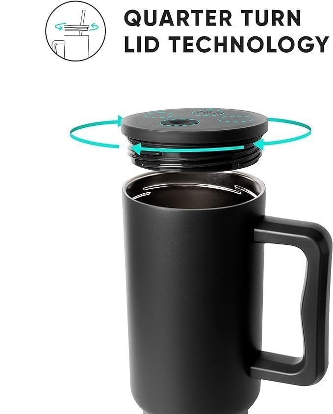 1200ML Stainless Steel Tumbler – Hot & Cold with Handle