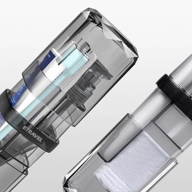 6 in 1 Travel Wash Cup Toothbrush Toothpaste Towel Comb Storage