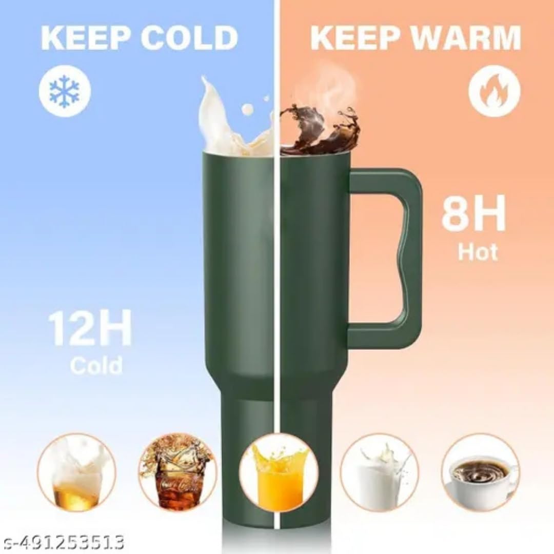 1200ML Stainless Steel Tumbler Hot and Cold with Handle