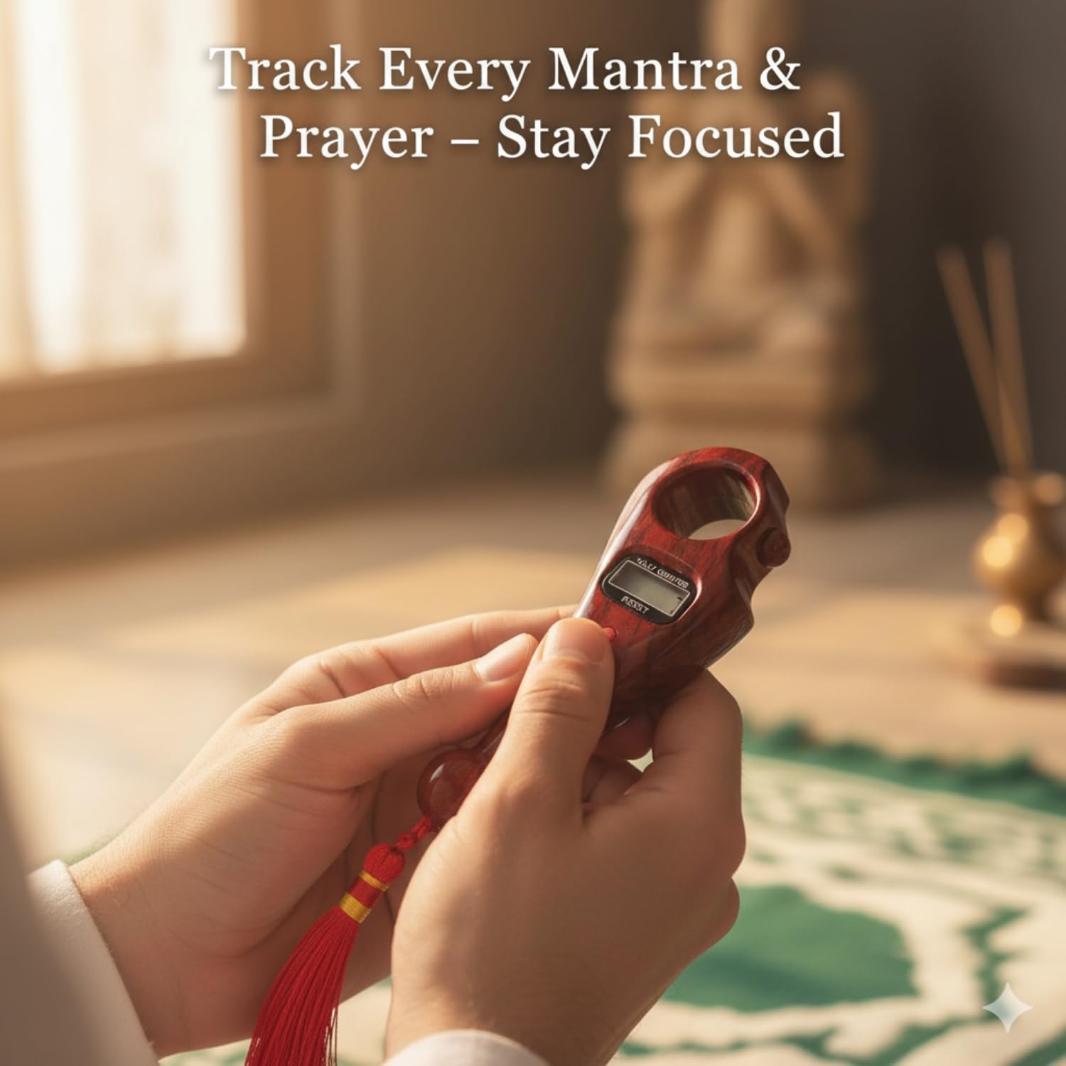 Mantra Jaap Digital Tally Counting with Compass
