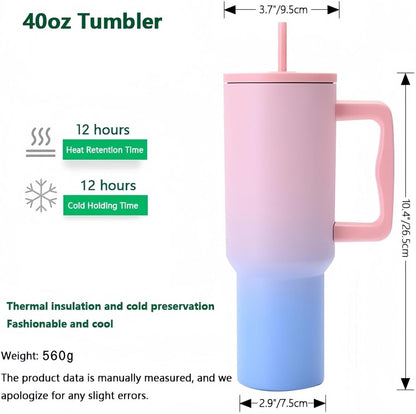 1200ML Stainless Steel Tumbler Hot and Cold with Handle