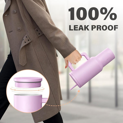 1200ML Stainless Steel Tumbler Hot and Cold with Handle