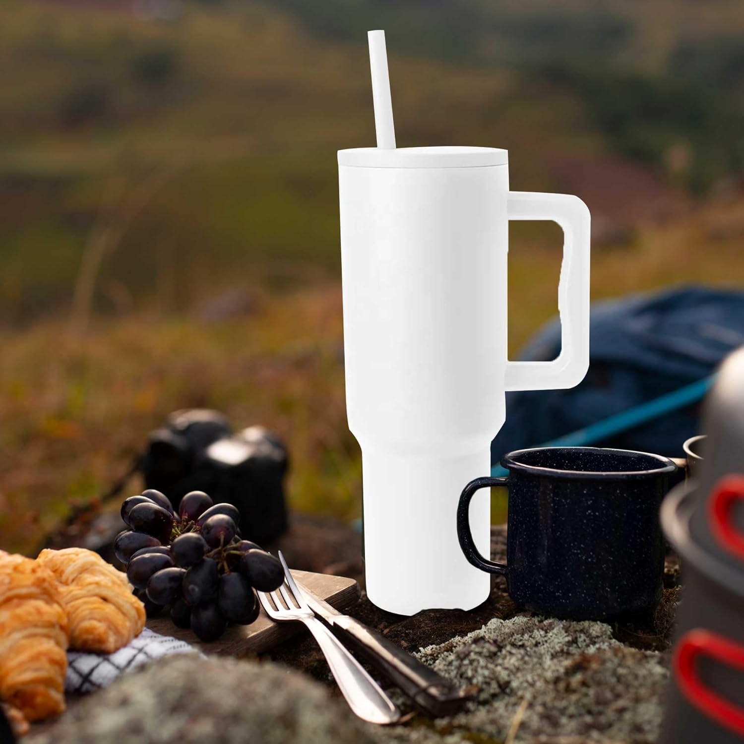 1200ML Stainless Steel Tumbler Hot and Cold with Handle