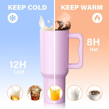 1200ML Stainless Steel Tumbler Hot and Cold with Handle