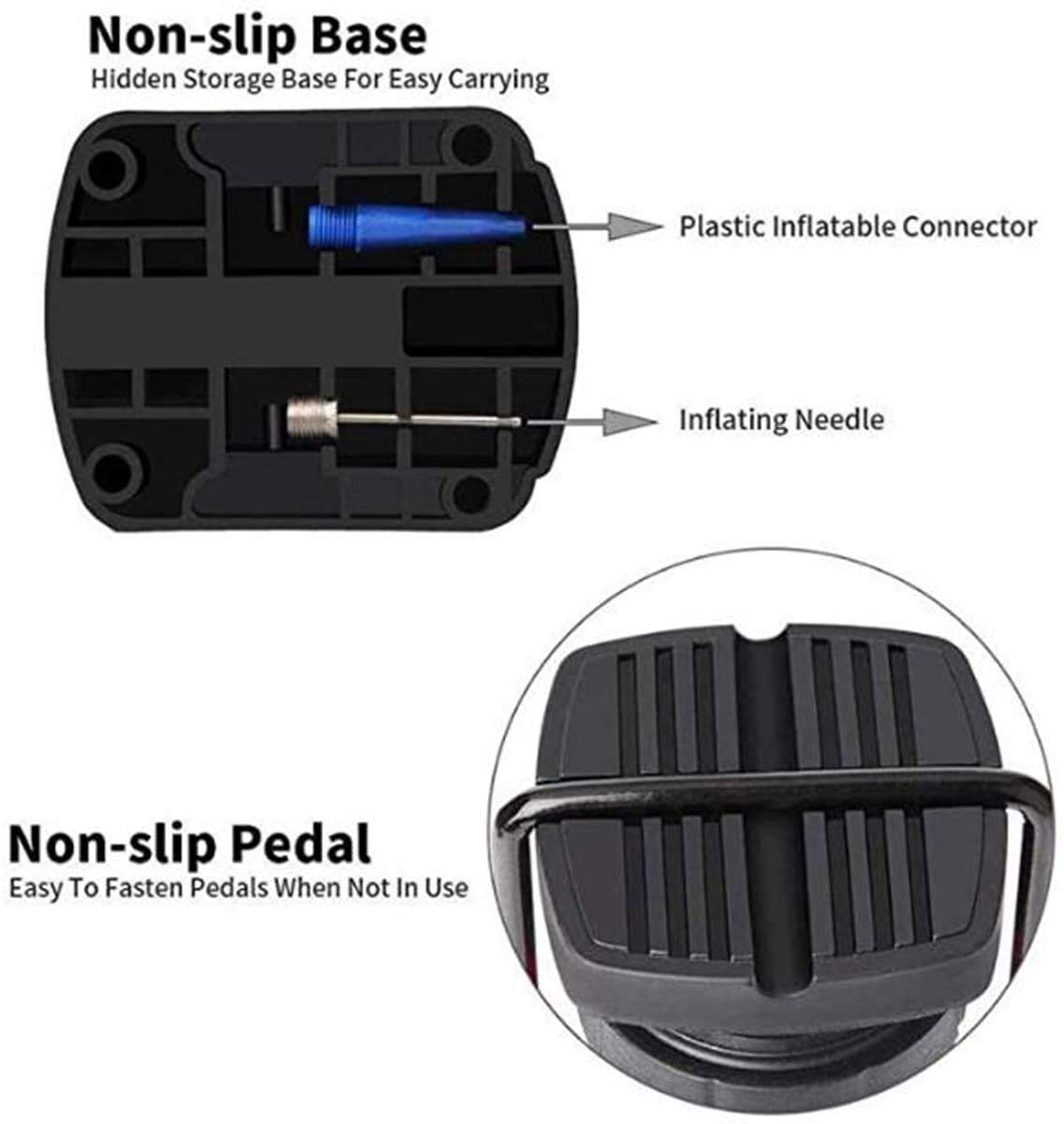 Cycle Pump for Bicycle, Football, Balloon High Pressure Foot Air Pump