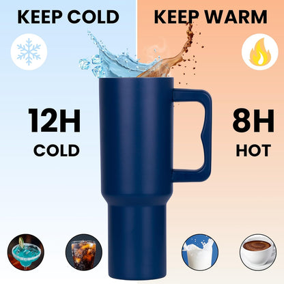 1200ML Stainless Steel Tumbler Hot and Cold with Handle