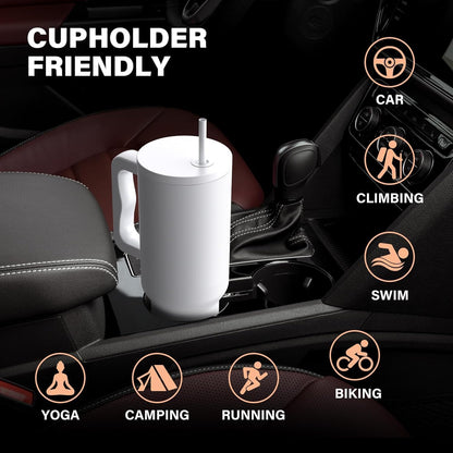 1200ML Stainless Steel Tumbler Hot and Cold with Handle