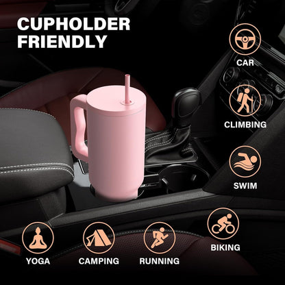 1200ML Stainless Steel Tumbler Hot and Cold with Handle