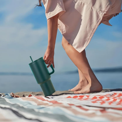 1200ML Stainless Steel Tumbler Hot and Cold with Handle