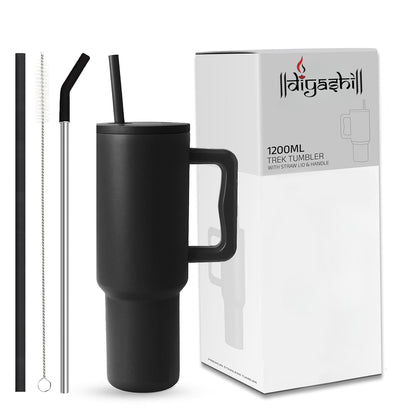 1200ML Stainless Steel Tumbler – Hot & Cold with Handle