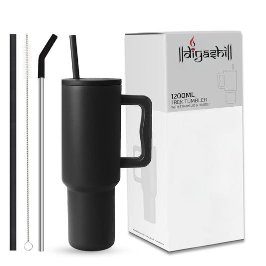 1200ML Stainless Steel Tumbler – Hot & Cold with Handle