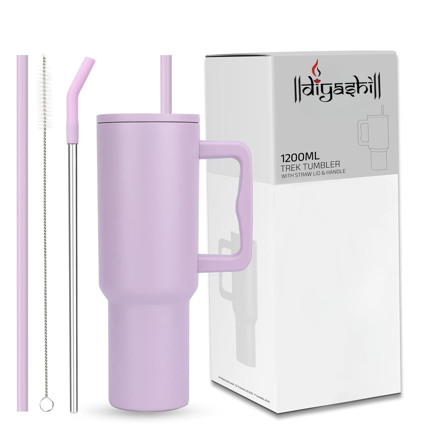 1200ML Stainless Steel Tumbler Bottle Hot & Cold With Handle | Gym & Travel Bottle